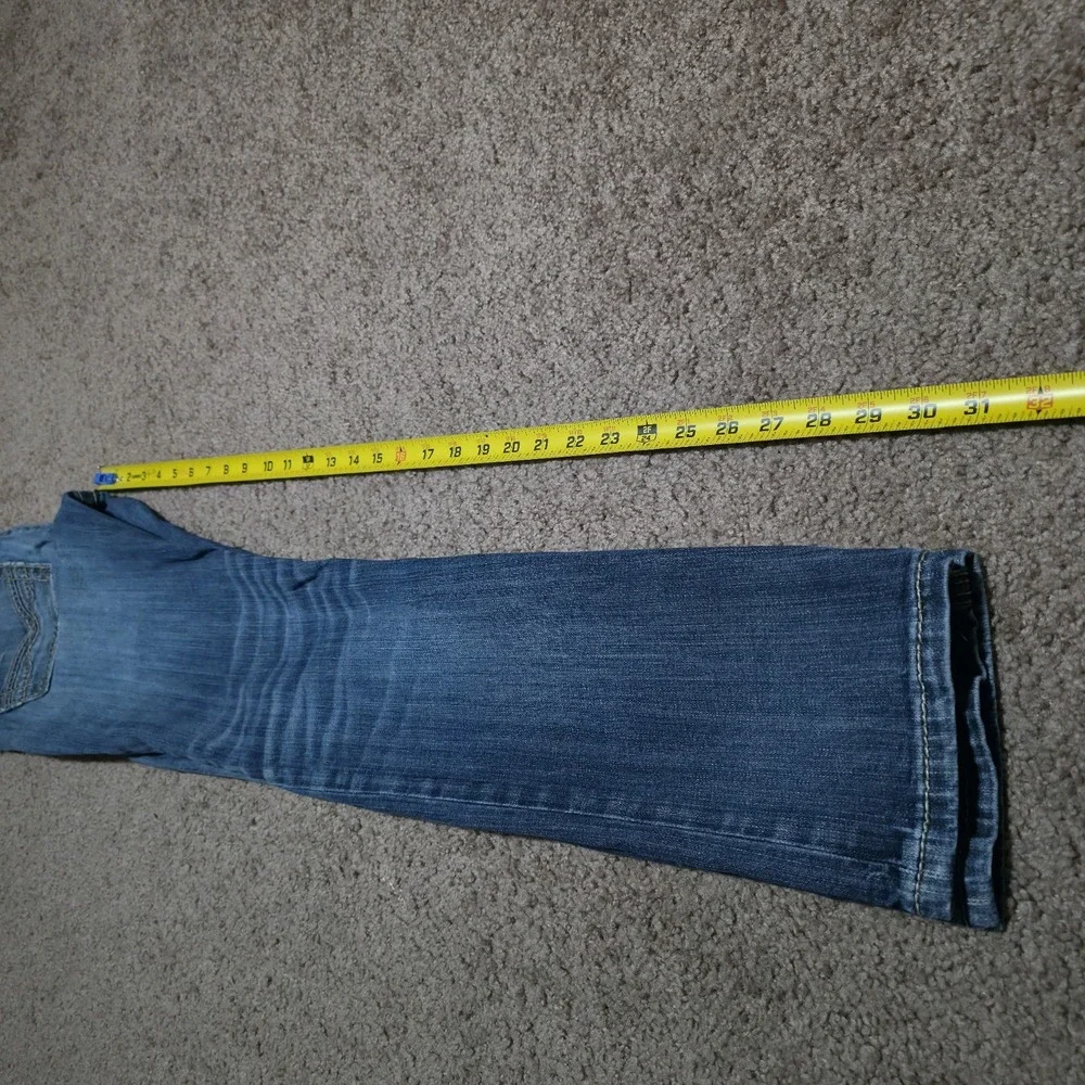 BKE Jeans Men's Size 29 x 31 Medium Wash Alec Straight Leg Distressed